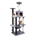 Activity Tree Cube House with scratch pole and Chair Creative Cube House deluxe housing unit for multiple cats - Guardian Pet Store
