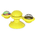 indmill Cat Toy - Cat Toy with LED and Catnip Ball, Cat Turntable Teasing Interactive Toy with a Suction Cup Base, Can be Cleaned, Rotary Massage Tickle Anti-bite - Guardian Pet Store