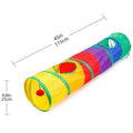 Collapsible Practical Interactive Pet Supplies Kitten Rabbit Game Cat 2 Way Tunnel Toy Hiding Cave Playing Tube Training Toy - Guardian Pet Store