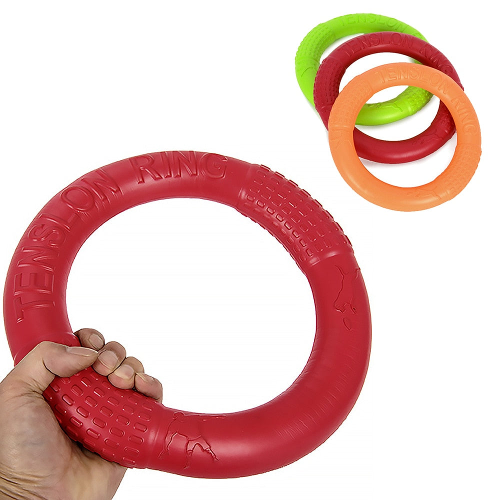 LaRoo Dog Training Ring for Floatable Outdoor Fitness Dog Flying Disc Dog  Tug Toy Interactive Dog Toys for Small Medium Large Dogs