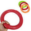 Medium/Large Dog Toys Ring Water Floating, Outdoor Fitness Flying Discs, Tug of War Interactive Training Ring for Medium and Big Dogs, 18cm (7inch)