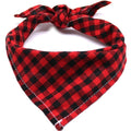 Triangle Pet Dog Scarf Double-Sided Plaid Printing Adjustable and Washable for Small to Large Dogs Cats Pets - Guardian Pet Store