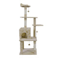 Cat Tree Luxury Cat Tower with Double Condos, Spacious Perch, Fully Wrapped Scratching Sisal Posts and Replaceable Dangling Balls - Guardian Pet Store