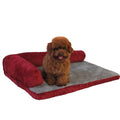 Pet Dog Bed Soft Cushion L Shaped Square Pillow Machine Washable Cover And Detachable Mat  Cat House For Puppy Medium Large Dog - Guardian Pet Store