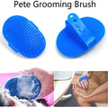 Pet Grooming Brush 2 Pack, Pet Shampoo Bath Washing Brush Soothing Massage Rubber Comb Dog Brush with Adjustable Ring Handle Suitable for Long Short Haired Dogs and Cats - Guardian Pet Store