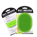 Pet Grooming Brush 2 Pack, Pet Shampoo Bath Washing Brush Soothing Massage Rubber Comb Dog Brush with Adjustable Ring Handle Suitable for Long Short Haired Dogs and Cats - Guardian Pet Store