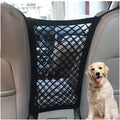 Dog Car Net Barrier Pet Barrier with Auto Safety Mesh Organizer Baby Stretchable Storage Bag Universal for Cars, SUVs -Easy Install, Car Divider for Driving Safely with Children & Pets - Guar