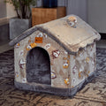 Pet Dog House Room Cat Tent Bed, Kitty House Self Warming Dog Cat Bed Pet Crates for Dogs Portable Folding Kennel for Pets Indoor Outdoor - Guardian Pet Store