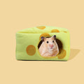 Hamster Bed Baby Guinea Pig Rabbit Chinchilla Hedgehog Cave Bed - Mini Sized, Cheese Shape Cozy Small Animal Beds House for Little Rats,Degu Ferrets - Guardian Pet Store